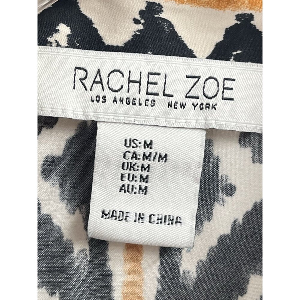 Rachel Zoe Mixed Print Patchwork Button Down Shir… - image 5